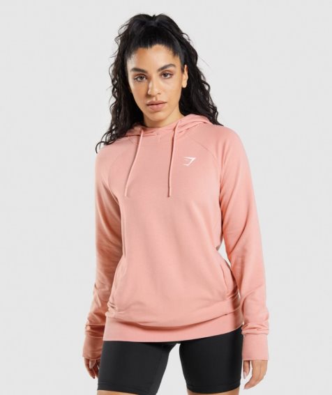 Women's Gymshark Training Hoodie Pink | CA 731NA0